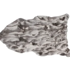 100% Ægte kaninskind i lysegrå