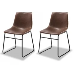 2 x Indiana spisestuestole mørkebrun