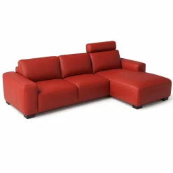 Aarhus chaiselong lædersofa Højrevendt