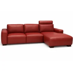 Aarhus chaiselong lædersofa Højrevendt