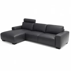 Aarhus chaiselong lædersofa venstrevendt