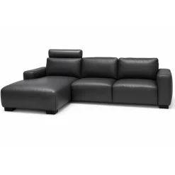 Aarhus chaiselong lædersofa venstrevendt