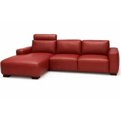 Aarhus chaiselong lædersofa venstrevendt