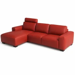 Aarhus chaiselong lædersofa venstrevendt