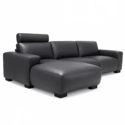 Aarhus chaiselong lædersofa venstrevendt