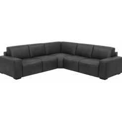 Aarhus Soleda Læder Hjørnesofa