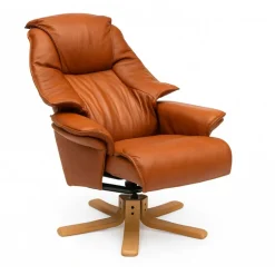 Aars Lænestol i ægte Soleda læder