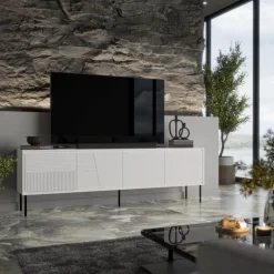 ABI TV bord mat Hvid/mat Hvid