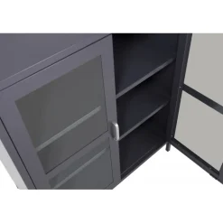 Acero Vistrinskab - Lysegrå