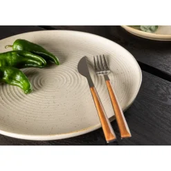 Active Tallerken - Beige og Sort