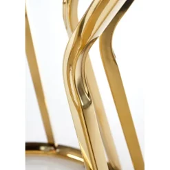 AFINA S, sofabord, spejl / guld