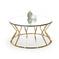 AFINA, sofabord, spejl / guld