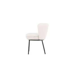 Agnes Spisebordsstol - Sort og Hvid