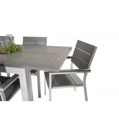 Albany Loungesæt - Havemøbelsæt - Grå,Hvid