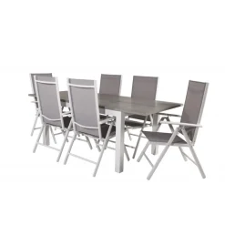 Albany Loungesæt - Havemøbelsæt - Grå,Hvid