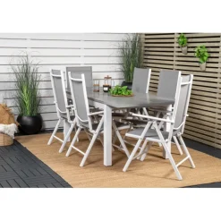 Albany Loungesæt - Havemøbelsæt - Grå,Hvid