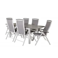 Albany t Loungesæt - Havemøbelsæt - Grå,Hvid