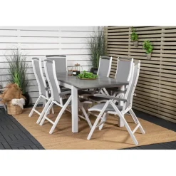 Albany t Loungesæt - Havemøbelsæt - Grå,Hvid