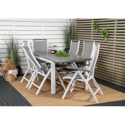 Albany t Loungesæt - Havemøbelsæt - Grå,Hvid