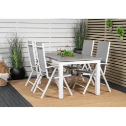 Albany t Loungesæt - Havemøbelsæt - Grå,Hvid