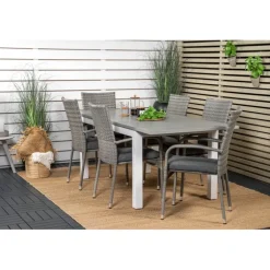 Albany t Loungesæt - Havemøbelsæt - Grå,Hvid