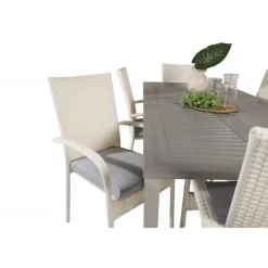 Albany t Loungesæt - Havemøbelsæt - Grå,Hvid