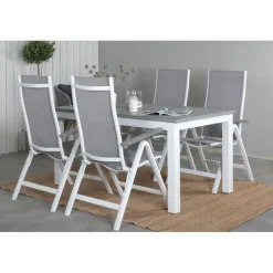 Albany t Loungesæt - Havemøbelsæt - Grå,Hvid