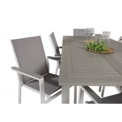 Albany t Loungesæt - Havemøbelsæt - Grå,Hvid