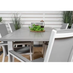 Albany t Loungesæt - Havemøbelsæt - Grå,Hvid