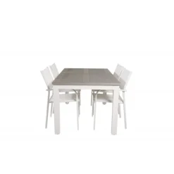 Albany t Loungesæt - Havemøbelsæt - Grå,Hvid