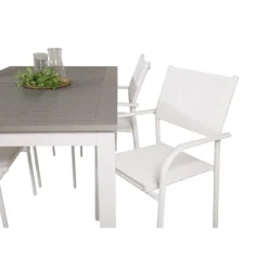 Albany t Loungesæt - Havemøbelsæt - Grå,Hvid