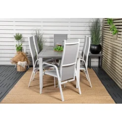 Albany t Loungesæt - Havemøbelsæt - Grå,Hvid