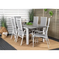 Albany t Loungesæt - Havemøbelsæt - Grå,Hvid