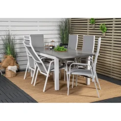 Albany t Loungesæt - Havemøbelsæt - Grå,Hvid