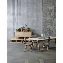 A-Line spisebord hvid spånplade