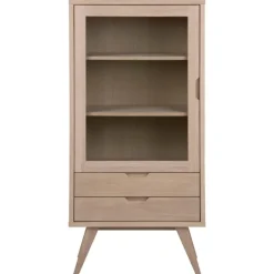 A-Line vitrine hvid spånplade