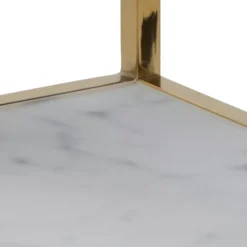 Alisma natbord hvid glas