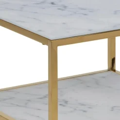 Alisma natbord hvid glas