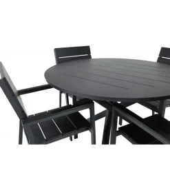 Alma Rund Loungesæt - Havemøbelsæt - Sort