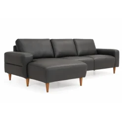 Almind læder chaiselongsofa venstrevendt