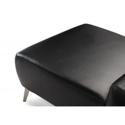 Almind læder hjørnesofa med chaiselong Højrevendt