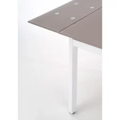 ALSTON Spisebord med udtræk - Beige/Hvid