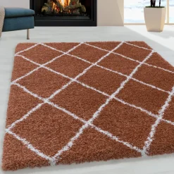 Alvor Shaggy tæppe Geometrisk - Terra