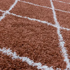 Alvor Shaggy tæppe Geometrisk - Terra