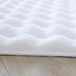 Ambiance Shaggy Tæppeløber Ensfarvet - Hvid