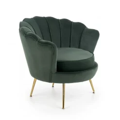 AMORINITO Lænestol - Mørkegrøn Velour