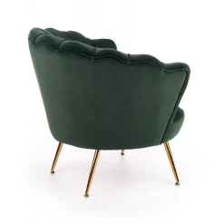 AMORINITO Lænestol - Mørkegrøn Velour