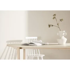 Andy Ovalt spisebord - Hvid