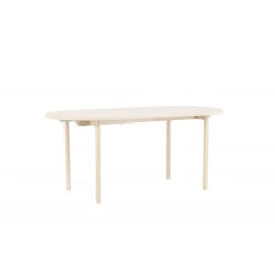 Andy Ovalt spisebord - Hvid