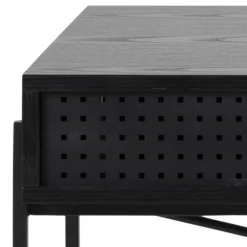 Angus skrivebord sort MDF